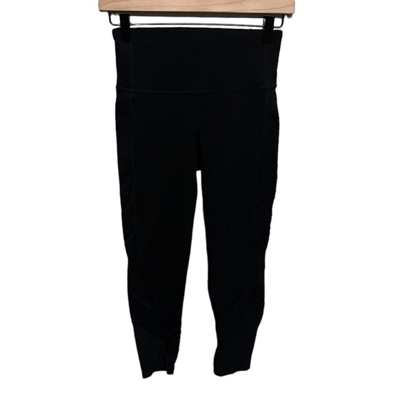 Athleta High Rise Pintuck Chaturanga Crop Leggings - Picture 2 of 8